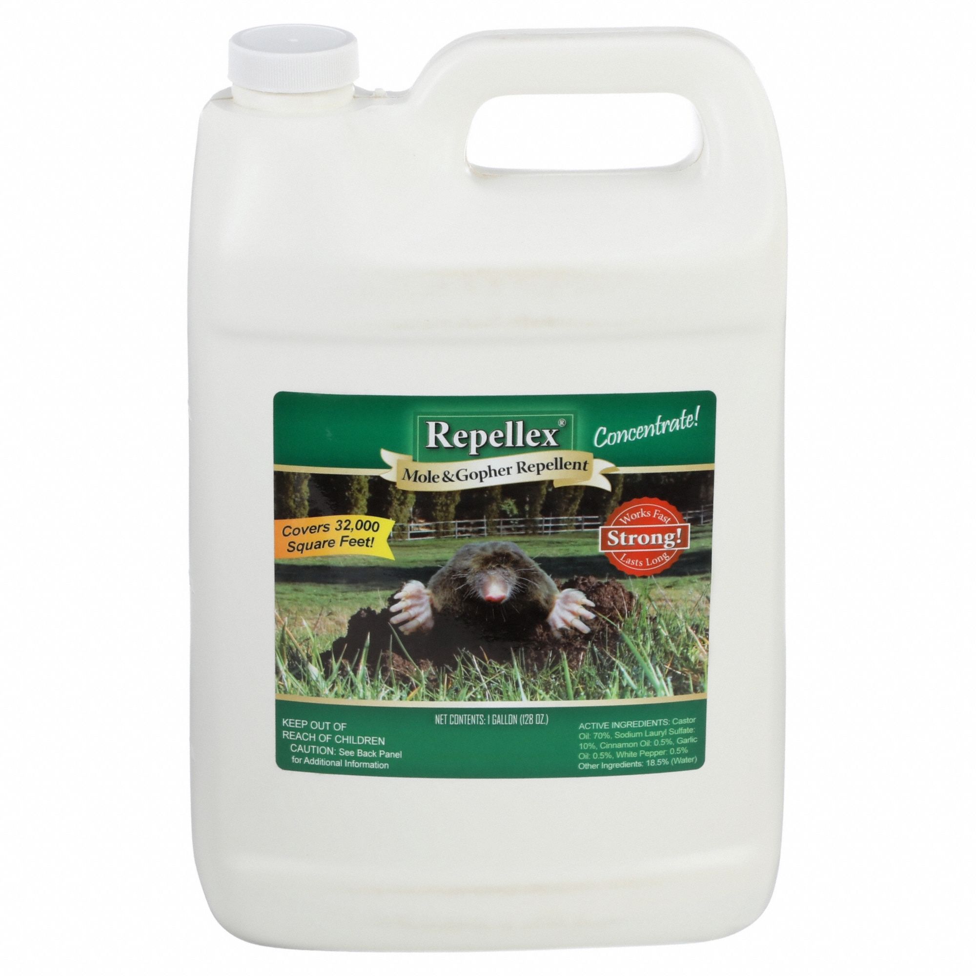 Mole/Gopher Repellent: Targets Moles/Rodents/Voles, Liquid Form