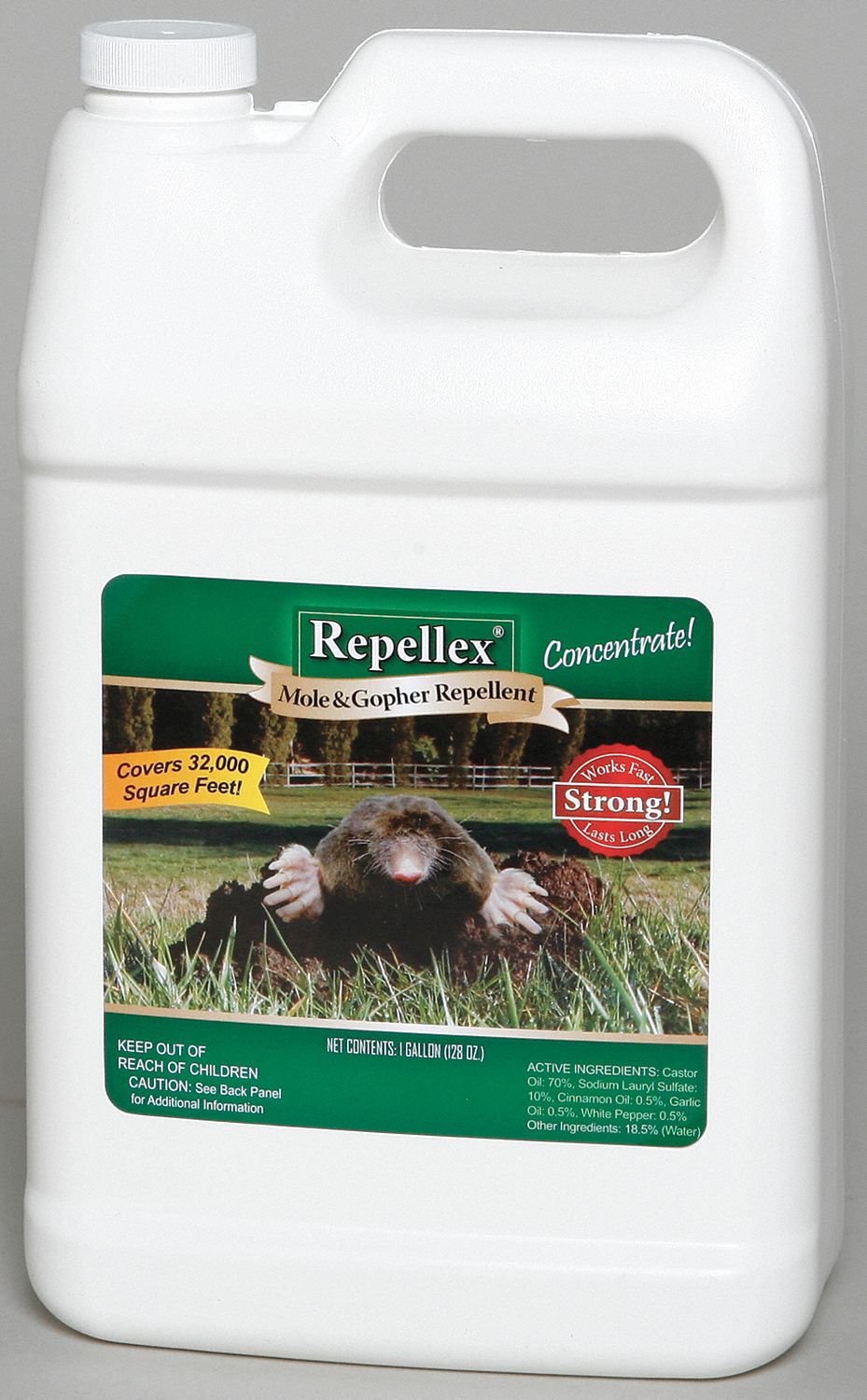 Mole/Gopher Repellent: Liquid, 1 gal Wt, Moles and Gophers