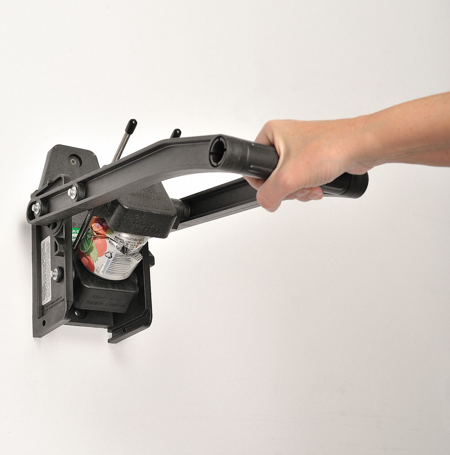 ZING Can Crusher 12 oz Aluminum Can Capacity, 6 in Overall Wd, 20 in Overall Ht 9XXZ87006