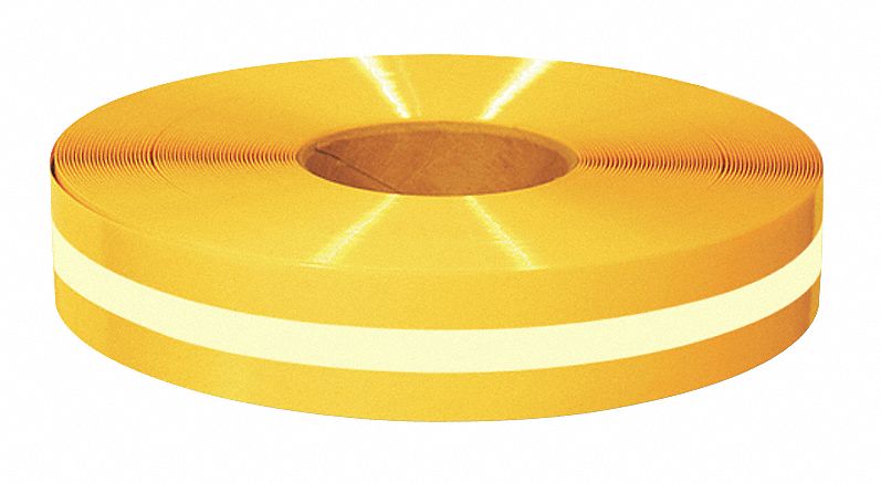 TAPE FLOOR YLW W GLOW CTR 2INX100FT