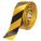FLOOR TAPE, STRIPED PATTERN, BLACK AND YELLOW, 100 FT L, 4 IN W