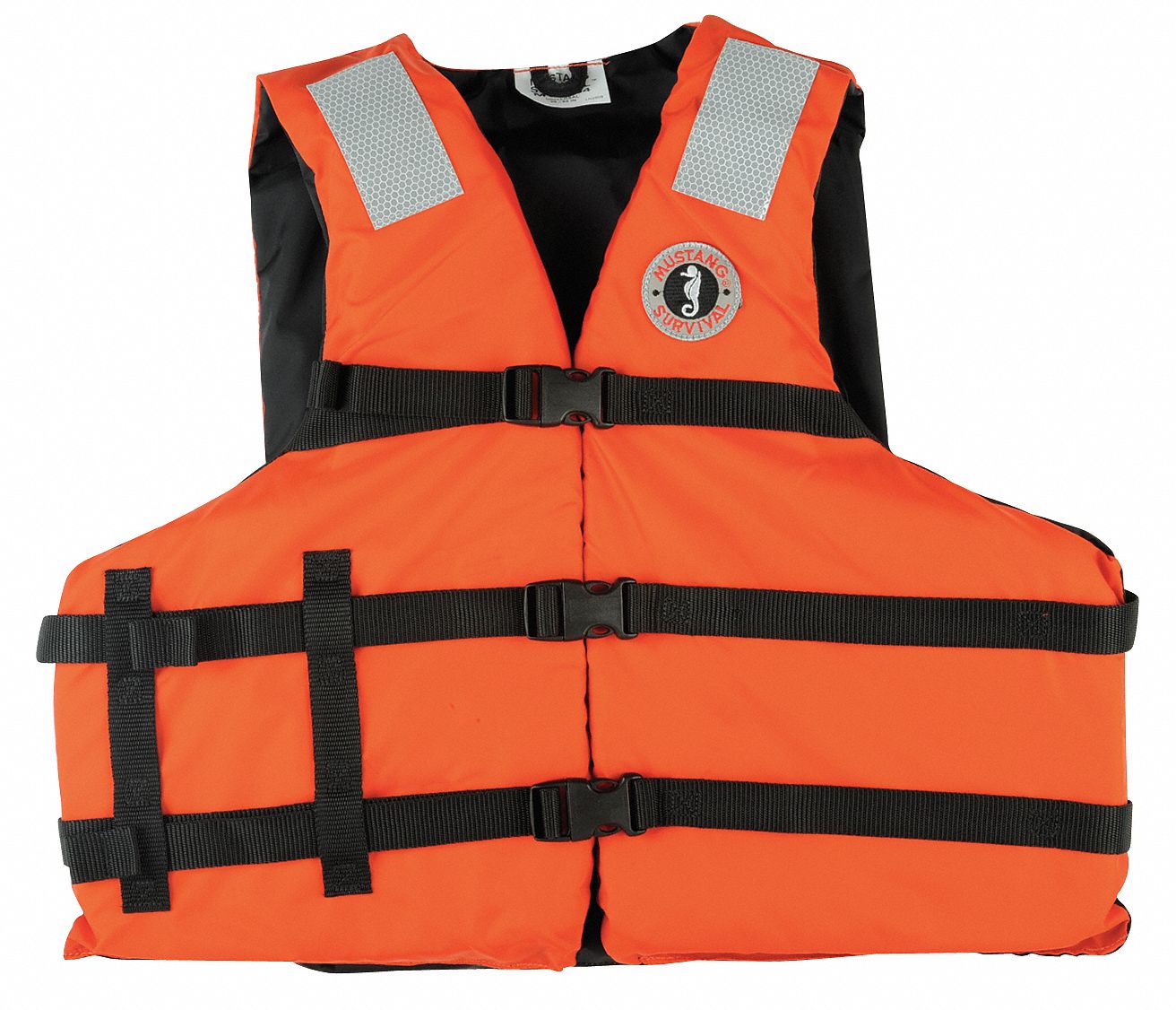 MUSTANG SURVIVAL Standard Life Jacket, USCG Type III, Foam Flotation