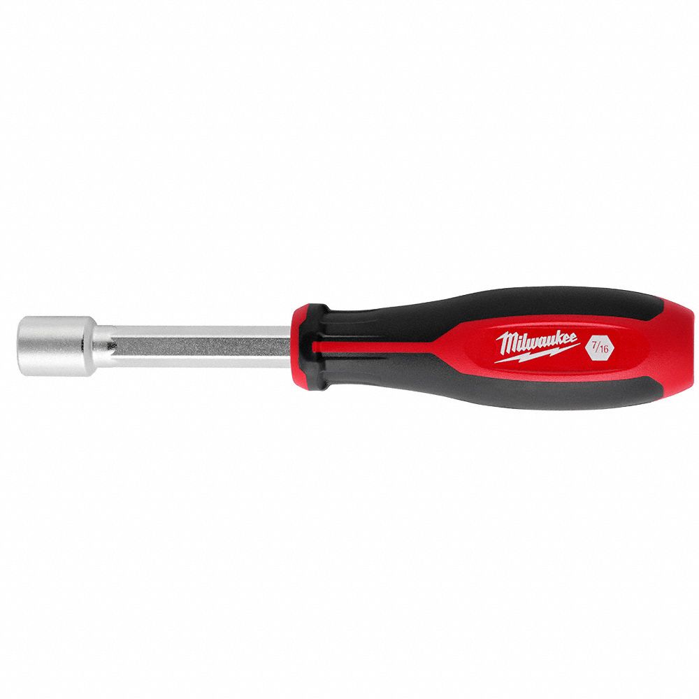 Nut Driver: Straight, HollowCore™, SAE, With Magnetized Tip, Std, Hollow Hex Nut Driver