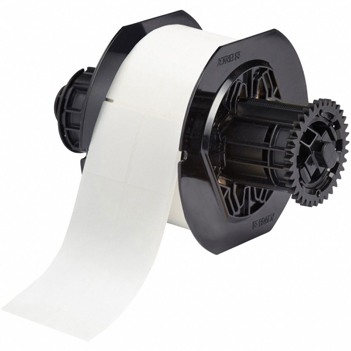 Pre-Cut Label Stock Roll: Rectangle, 5 1/4 in x 1 in, 1 in, Cryogenic Autoclavable Polyester, White