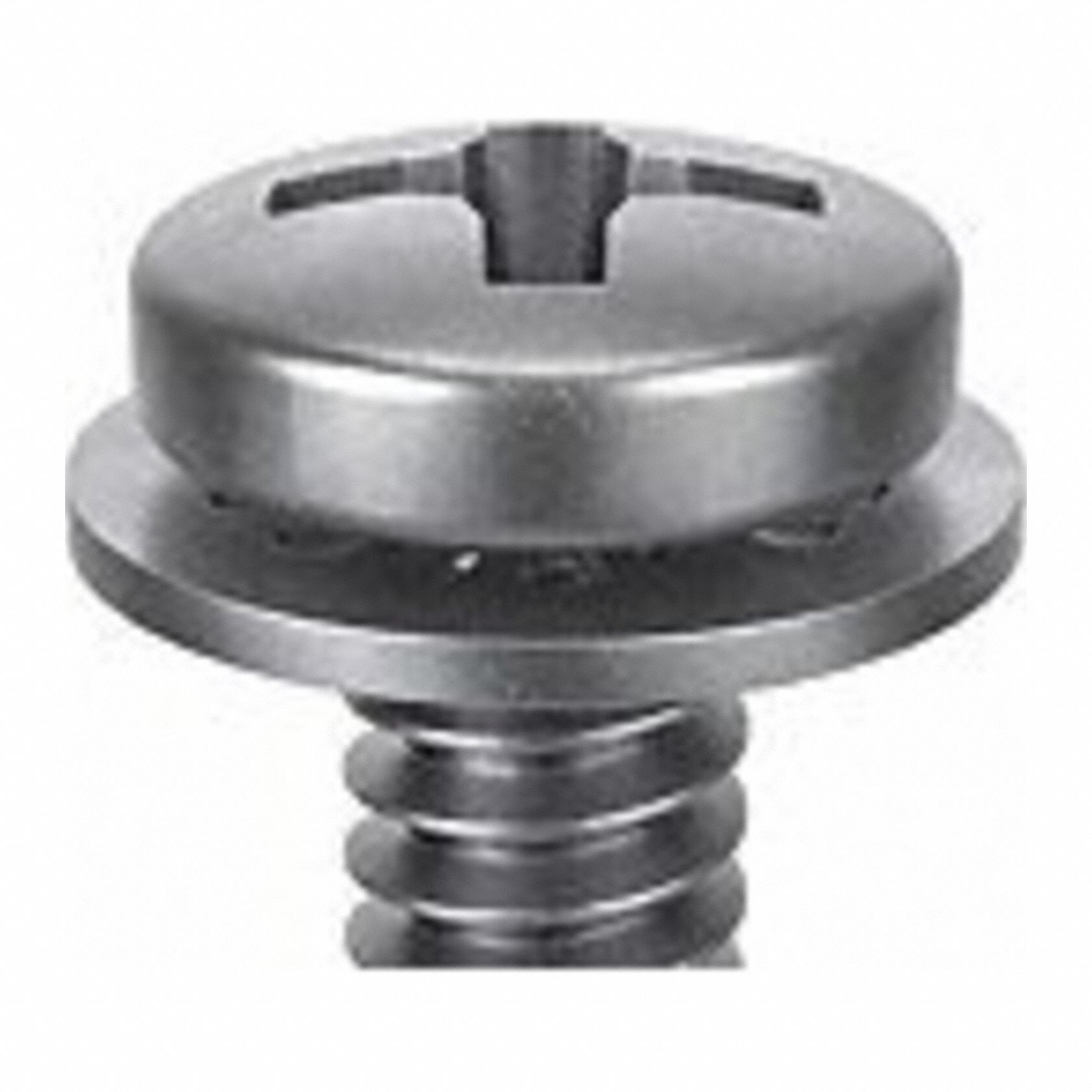 SEMS Screw: Internal Tooth, M4x0.70 Thread Size, 30 mm Lg, Stainless Steel, Passivated, Pan, 10 PK