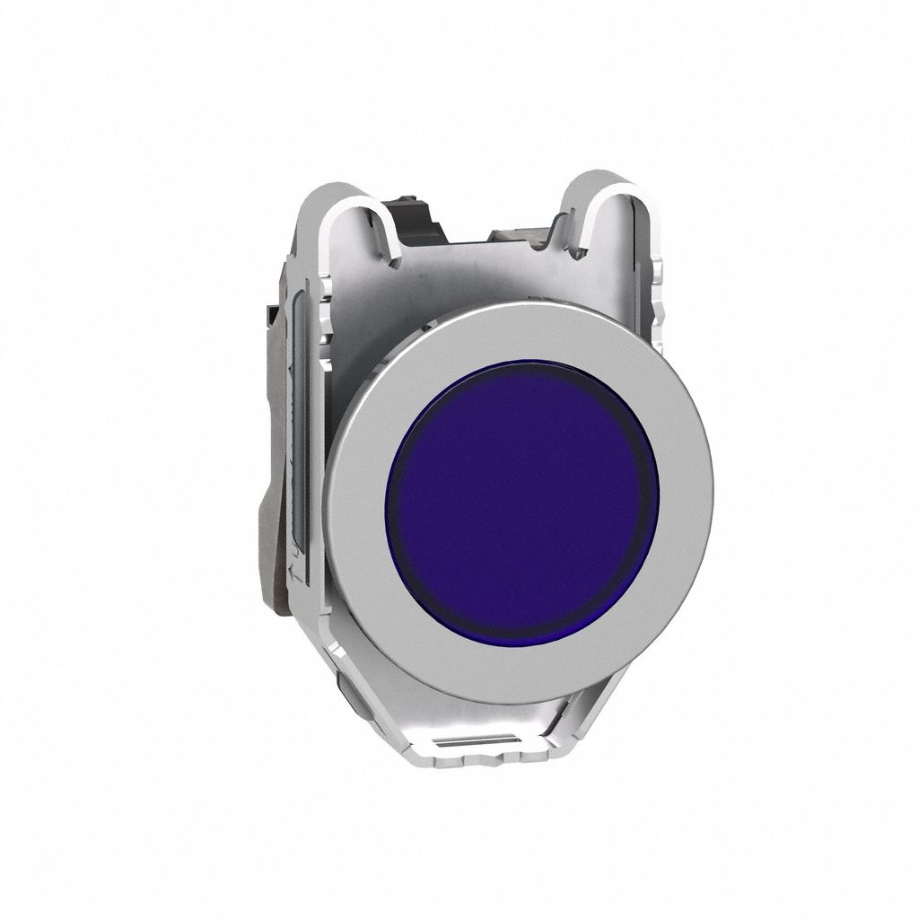 Pilot Light: 30 mm Panel Mounting Size, Blue, LED, XB4 Series