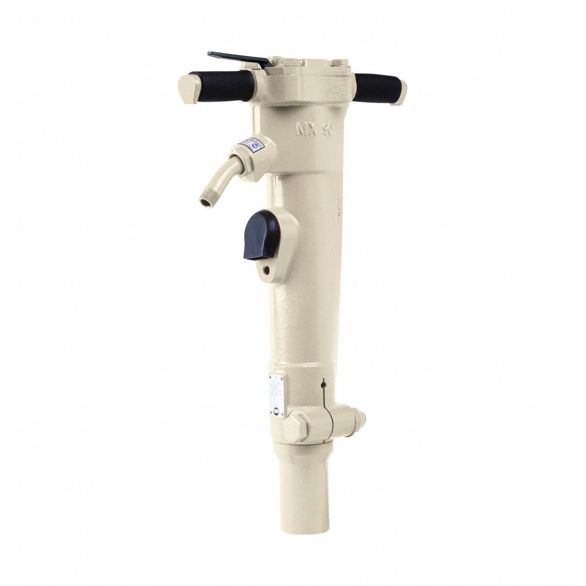 Air Spike Driver: 86 lb Tool Wt, 1, 250 bpm Blows per Minute, 85 cfm, 90 psi, T-Handle