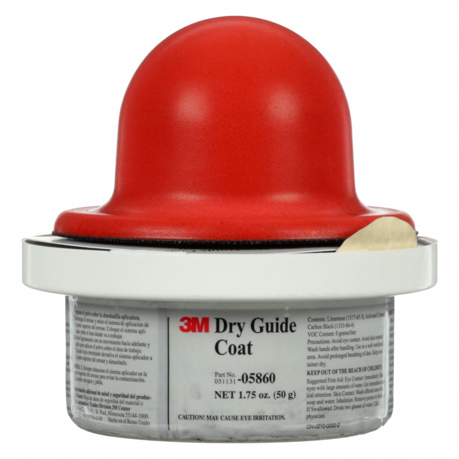 DRY GUIDE COAT, CARBON, BLACK/GREY, 1.75 FL OZ CONTAINER SIZE, CARTRIDGE