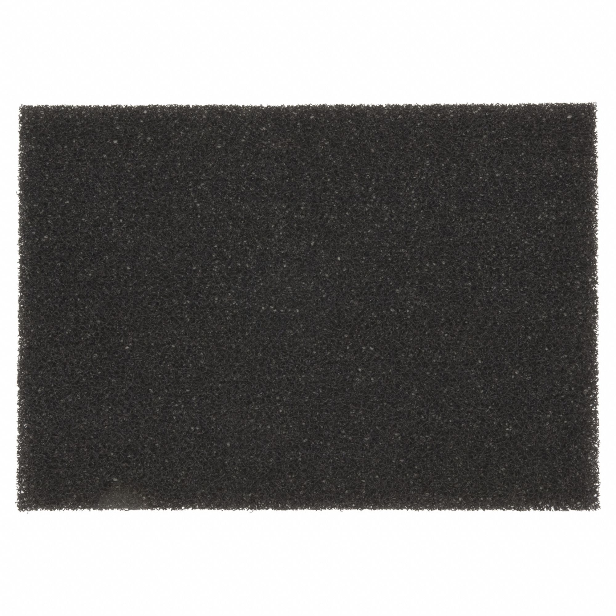 Stripping Pad: 14 in Wd, 32 in Lg, Nylon, Black, 600 RPM Max Speed, Rectangular, 10 PK
