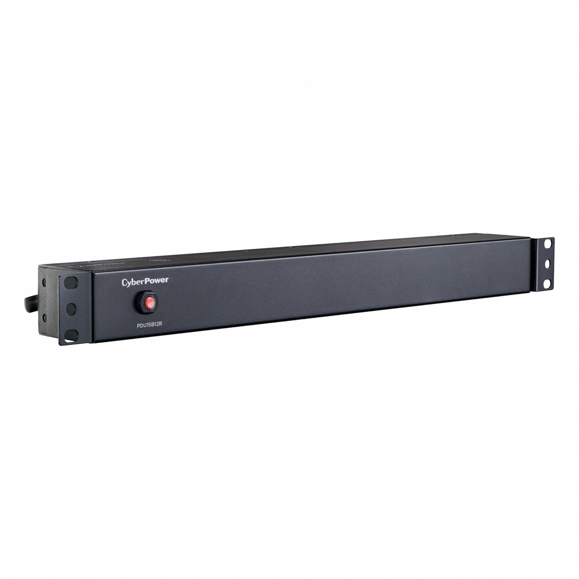 Power Distribution Unit: Single-Phase, 120V AC, 12 Outlets, (12) NEMA 5-15R (Rear)