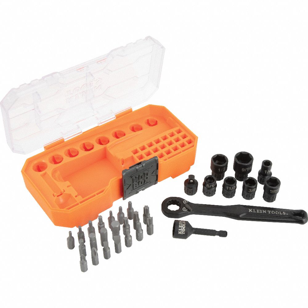 Knect 1/4 Drive Socket Set 32-Piece