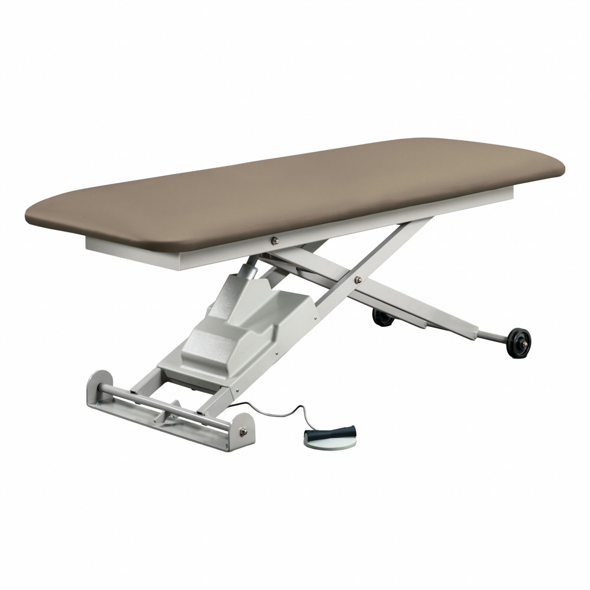 Powered Exam Table: 35 1/2 in 72 in 27 in, 35 1/2 in Overall Ht, 27 in Overall Wd, Ht