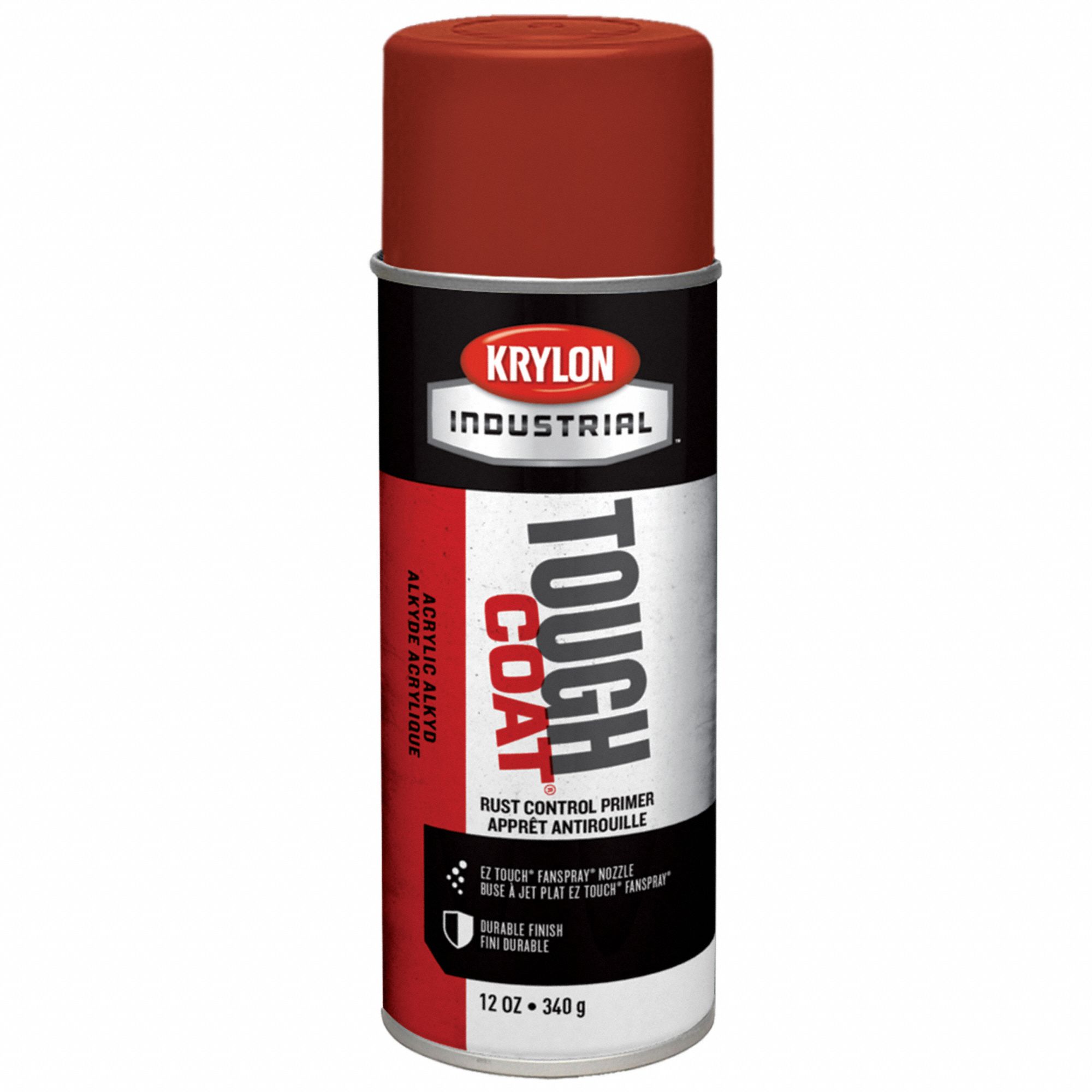 KRYLON INDUSTRIAL Spray Primer Exterior/Interior, Rust Preventative Spray Primer, Red, Metal