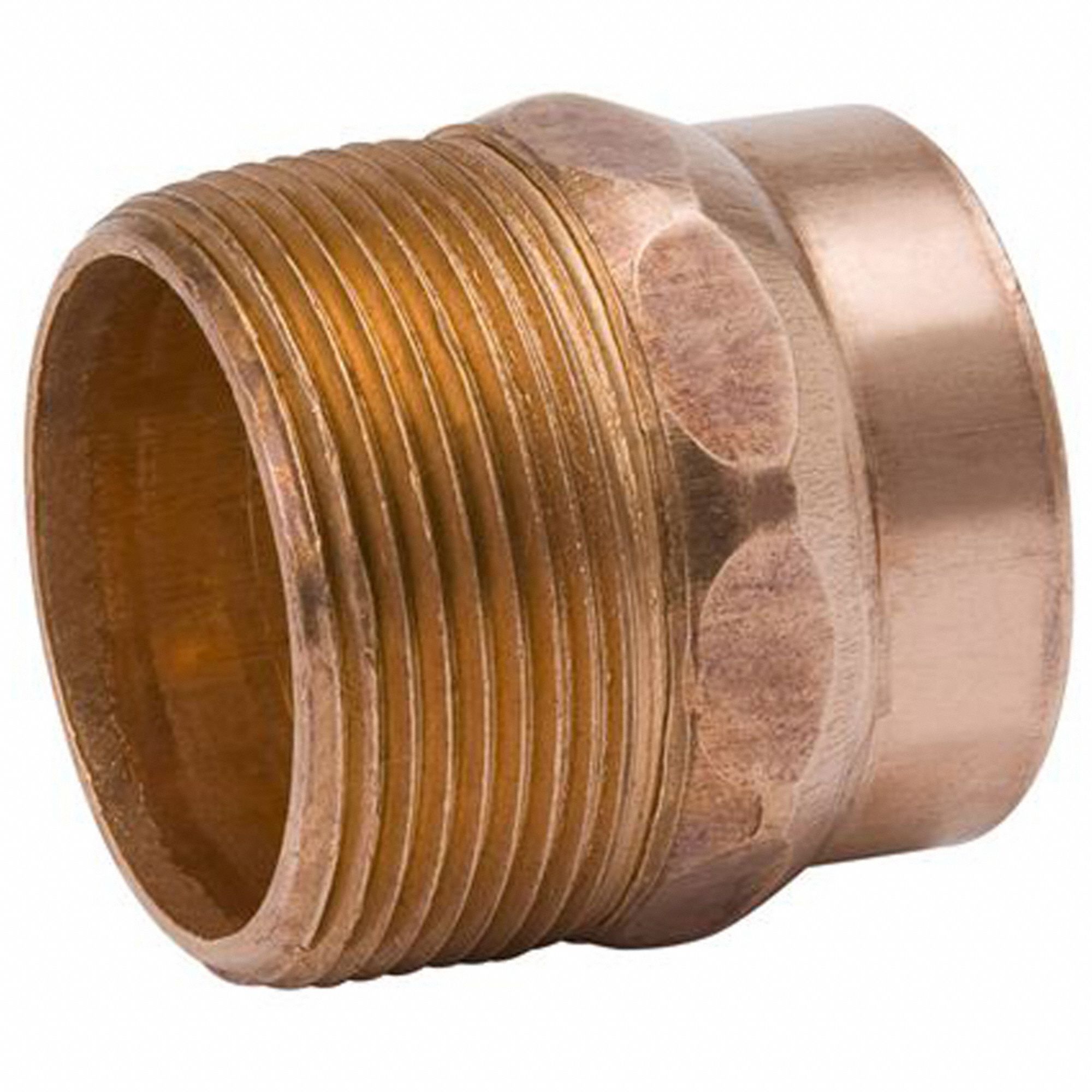 Streamline Dwv Adapter Wrot Copper Cup X Mnpt In Copper Tube