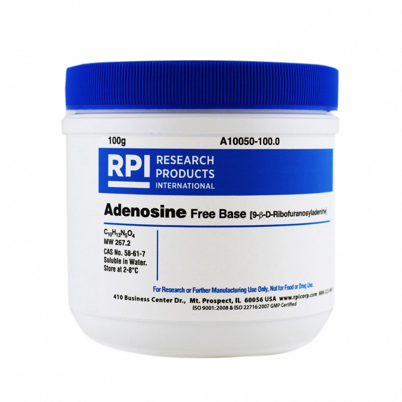 Adenosine, Free Base, 100g