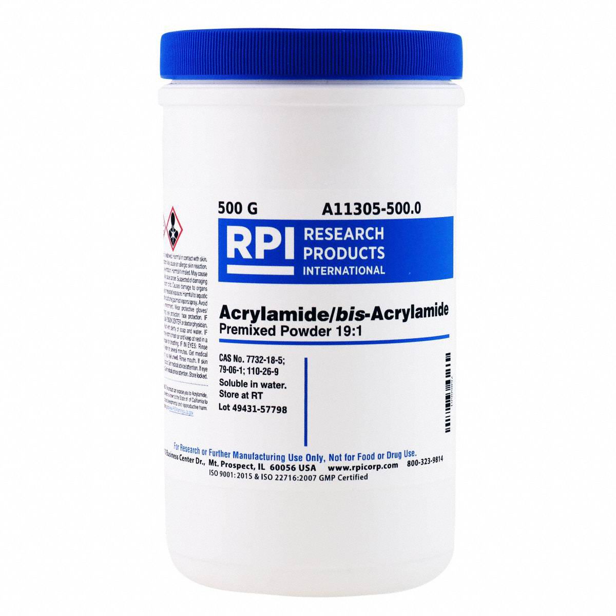 Acrylamide/bis-Acryl, 29:1 Powder, 500g