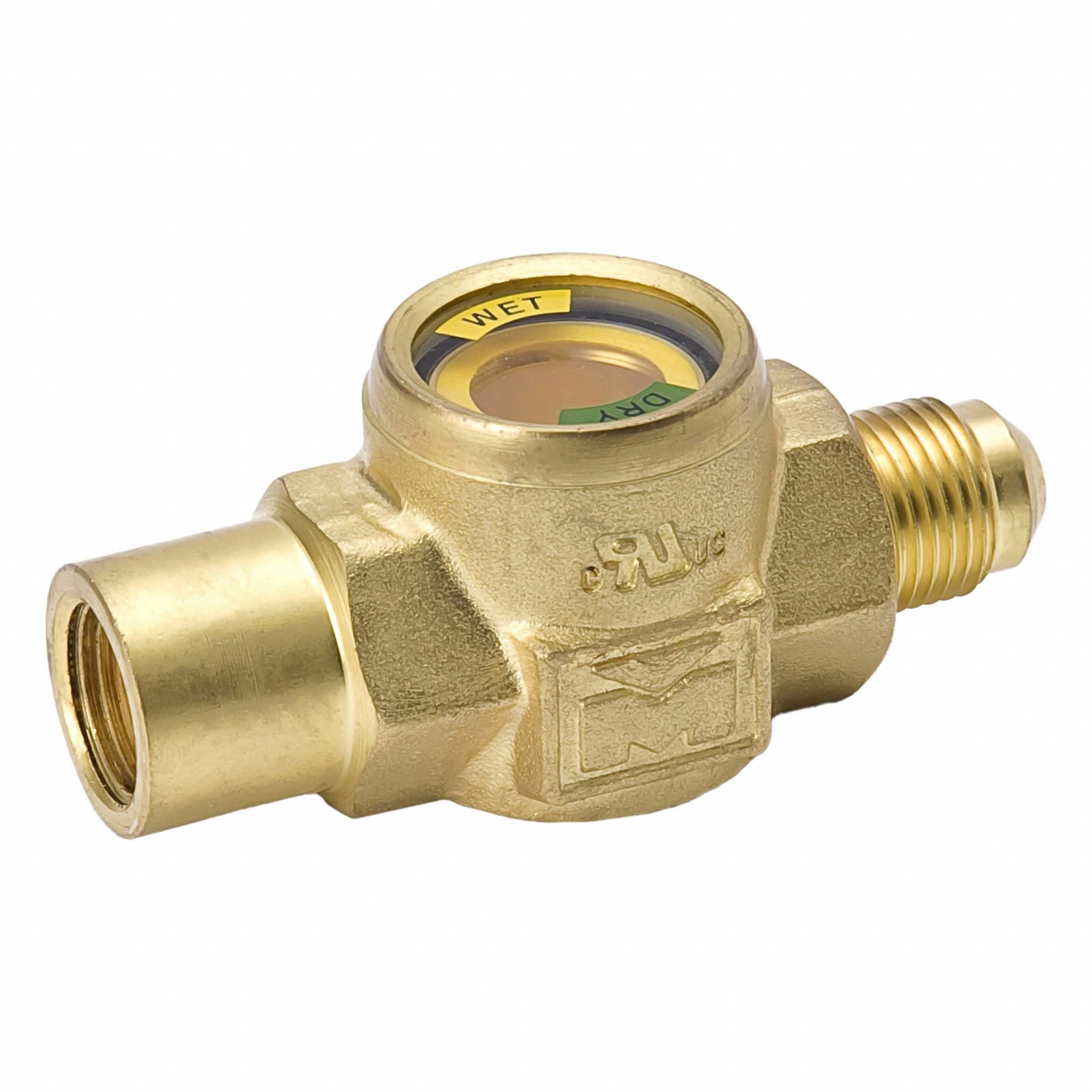 Sight Glass: Flare, Brass, 2 7/16 in Lg