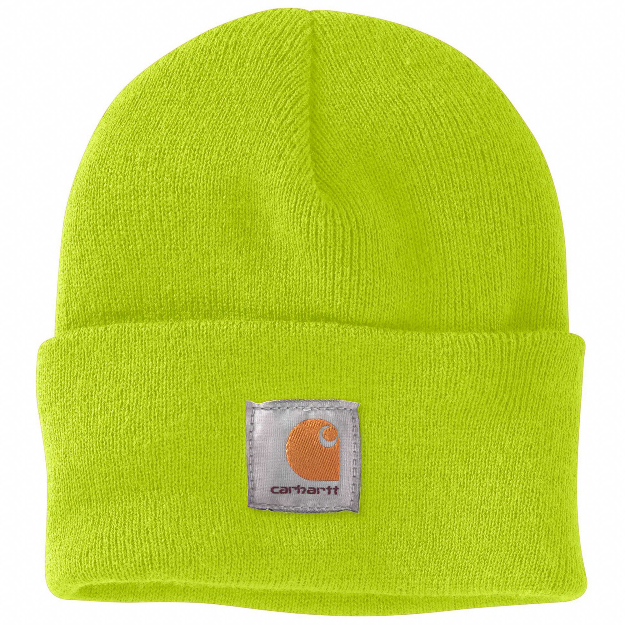 CARHARTT, Beanie Cap, Lime, Hat - 4ULC1|A18-BLM OFA - Grainger