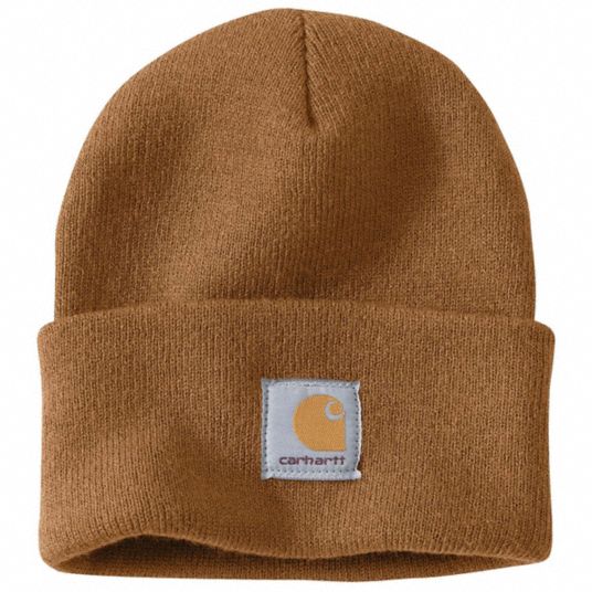 CARHARTT, Watch Cap, Brown, Hat - 4ULC3|A18-BRN OFA - Grainger