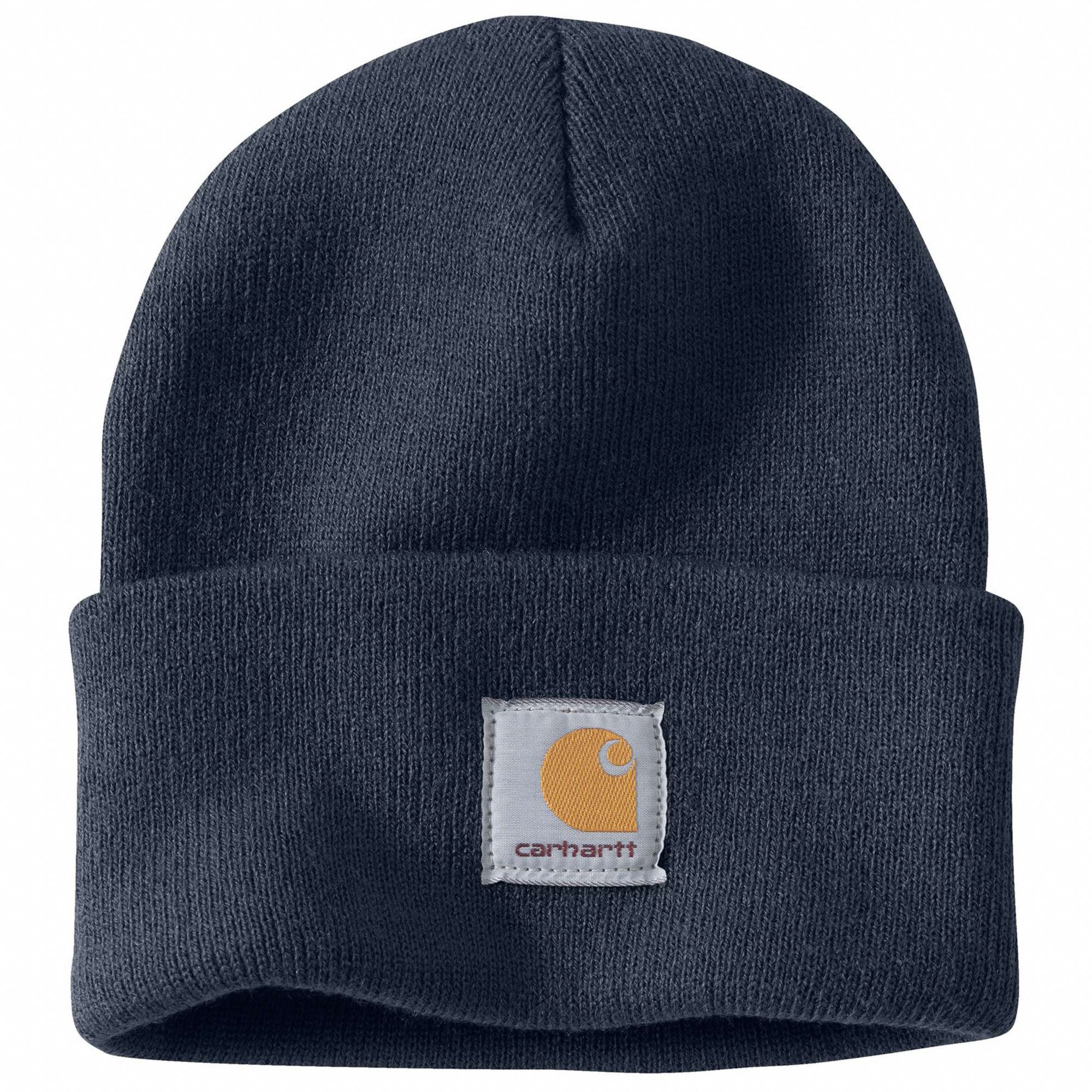 CARHARTT, Watch Cap, Navy, Hat - 3MUH6|A18-NVY OFA - Grainger