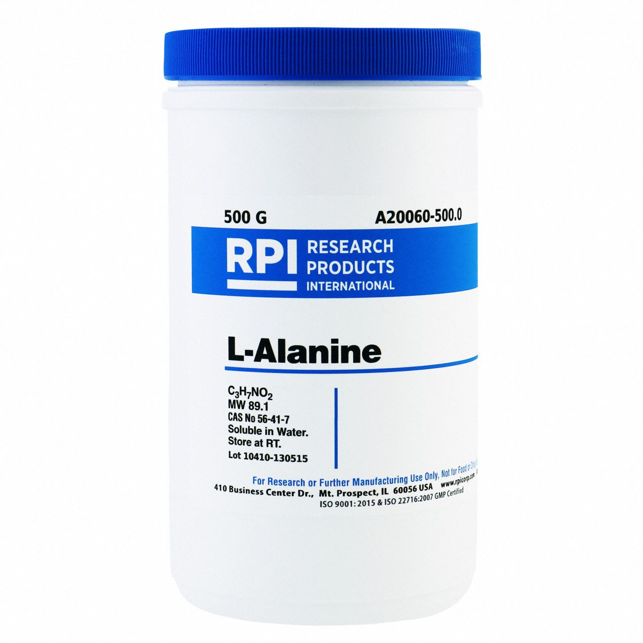 L-Alanine,  USP Grade, 500g