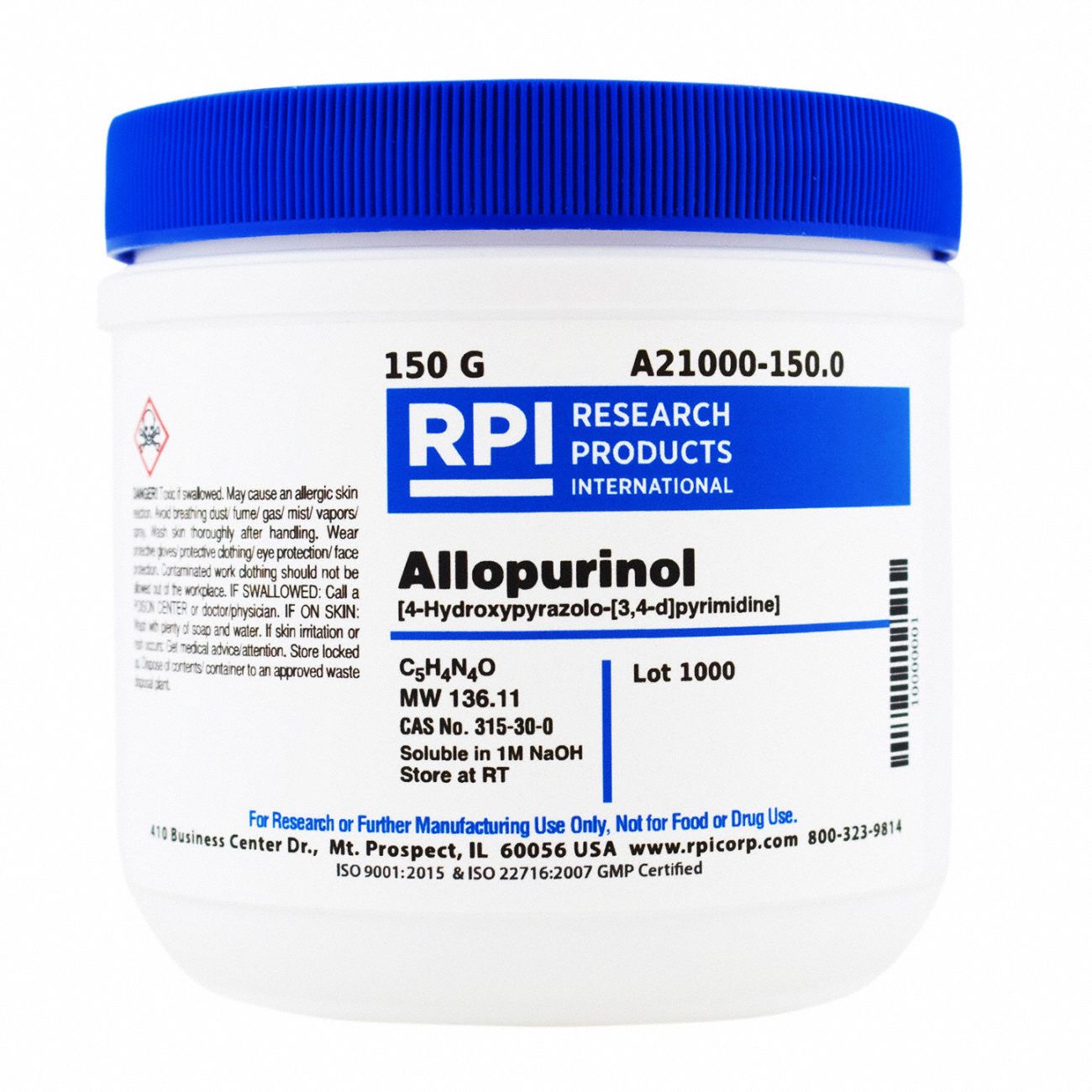 Allopurinol, 150g