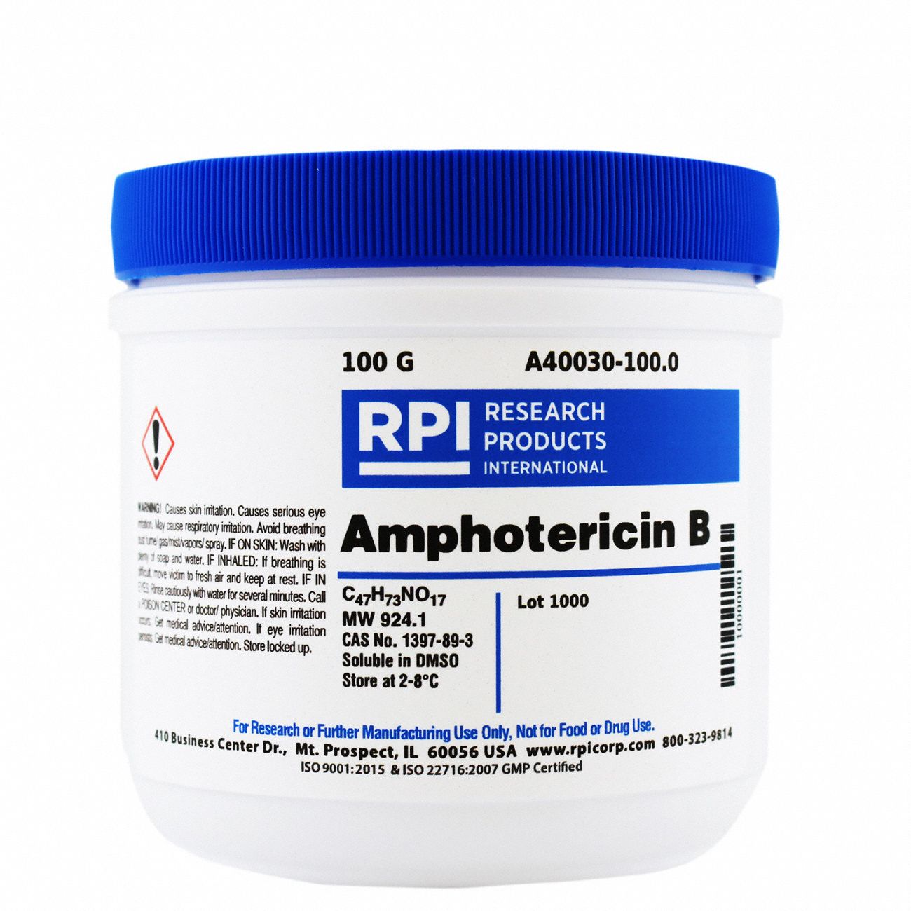 Amphotericin B, 100g