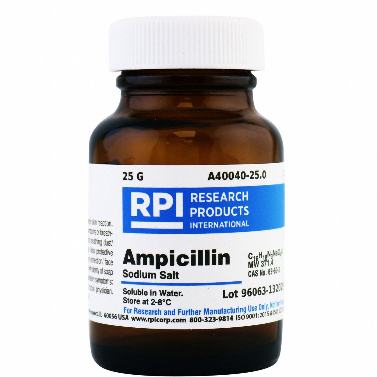 Ampicillin, Sodium Salt, 25g
