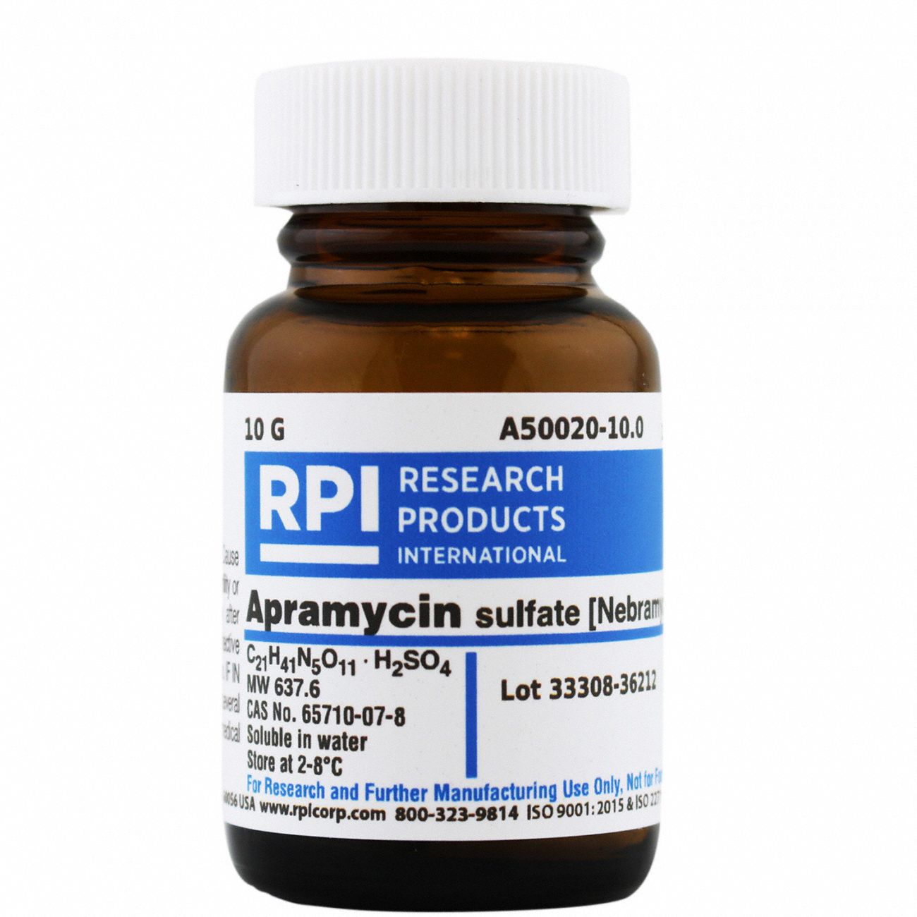 Apramycin Sulfate (Nebramycin II), 10g