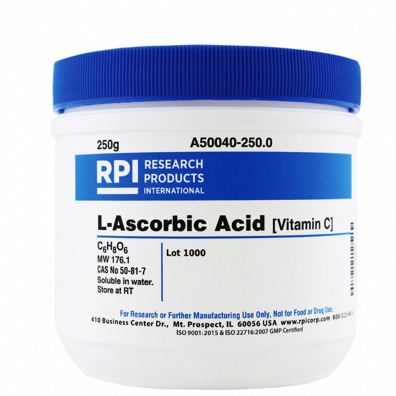 L-Ascorbic Acid (Vitamin C), 250g