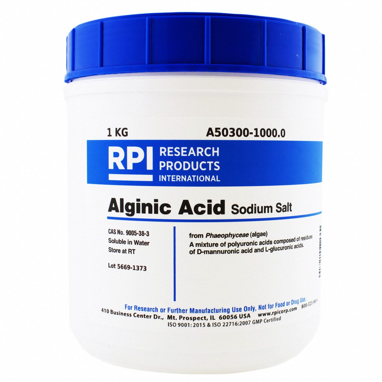 Alginic Acid, Sodium Salt, 1kg