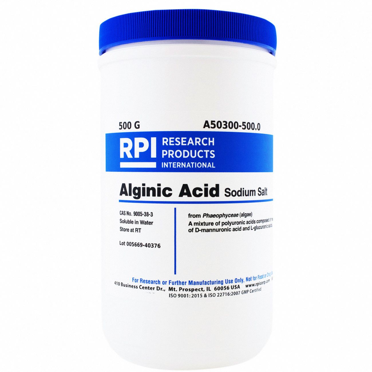 Alginic Acid, Sodium Salt, 500g