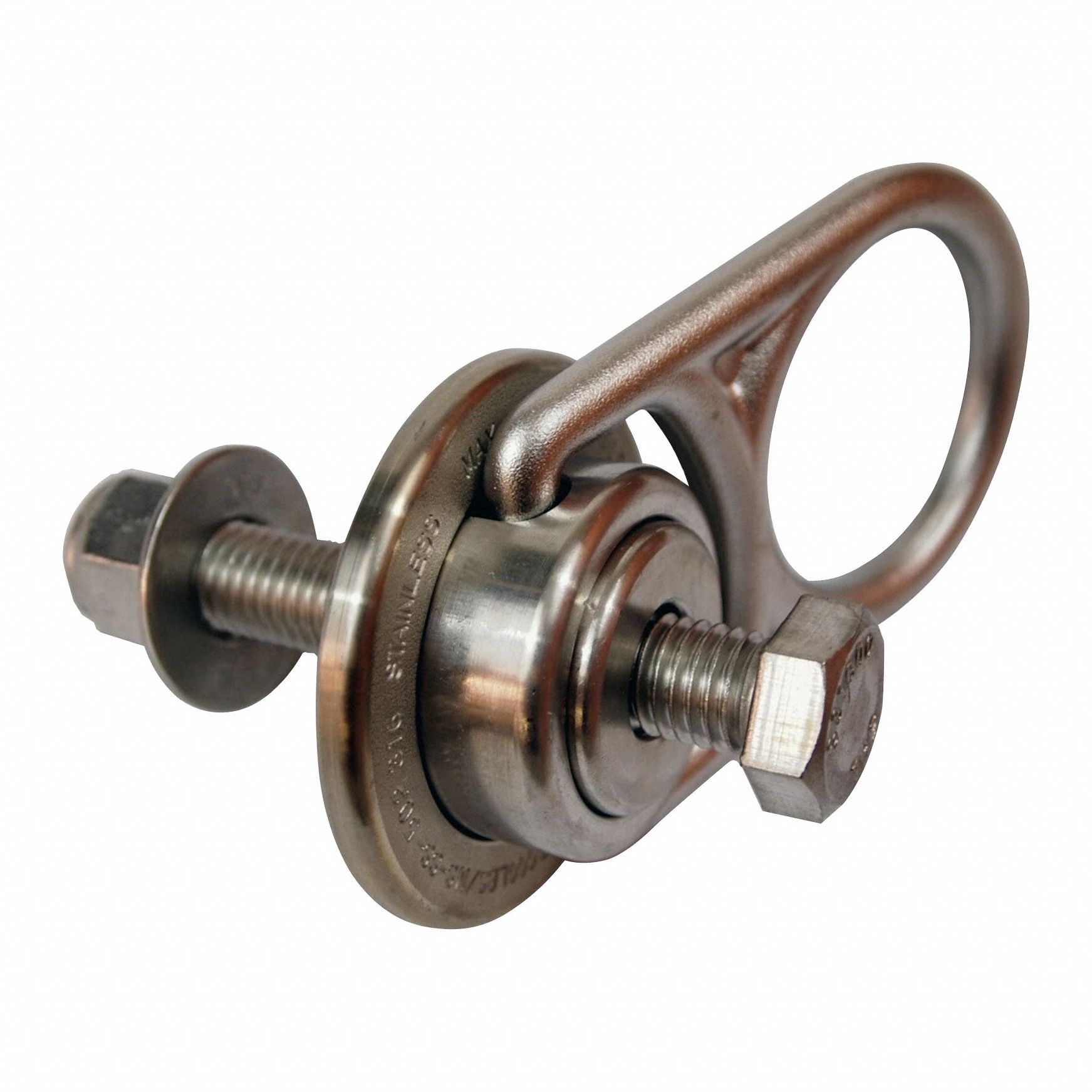 Swivel Anchor: 425 lb Wt Capacity, Swivel D-Ring, 5 in Max Hole Dp, 5 1/2 in Overall Lg