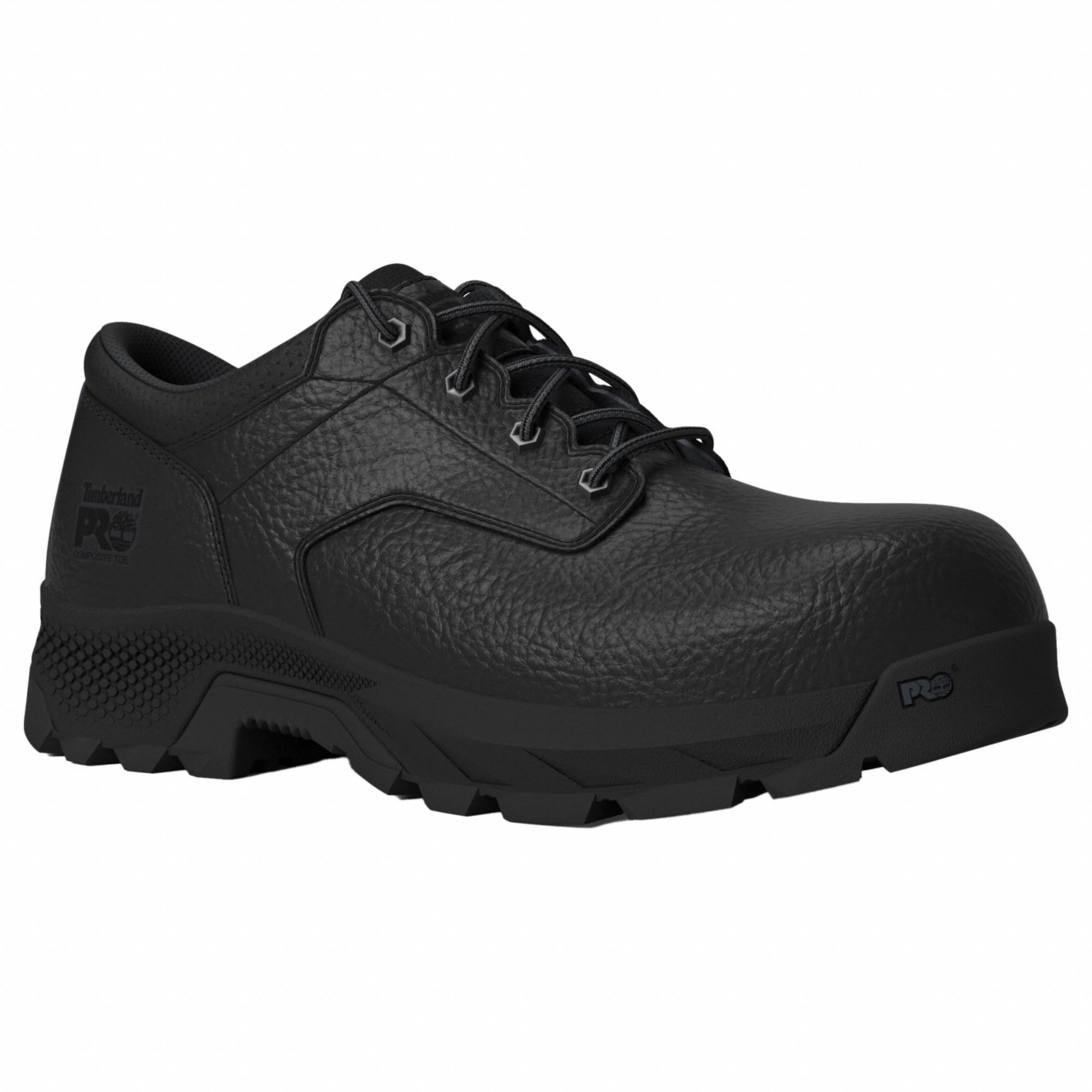 Oxford Shoe: Men's, Size 9, W, Black, Composite Toe Cap, Removable Insole