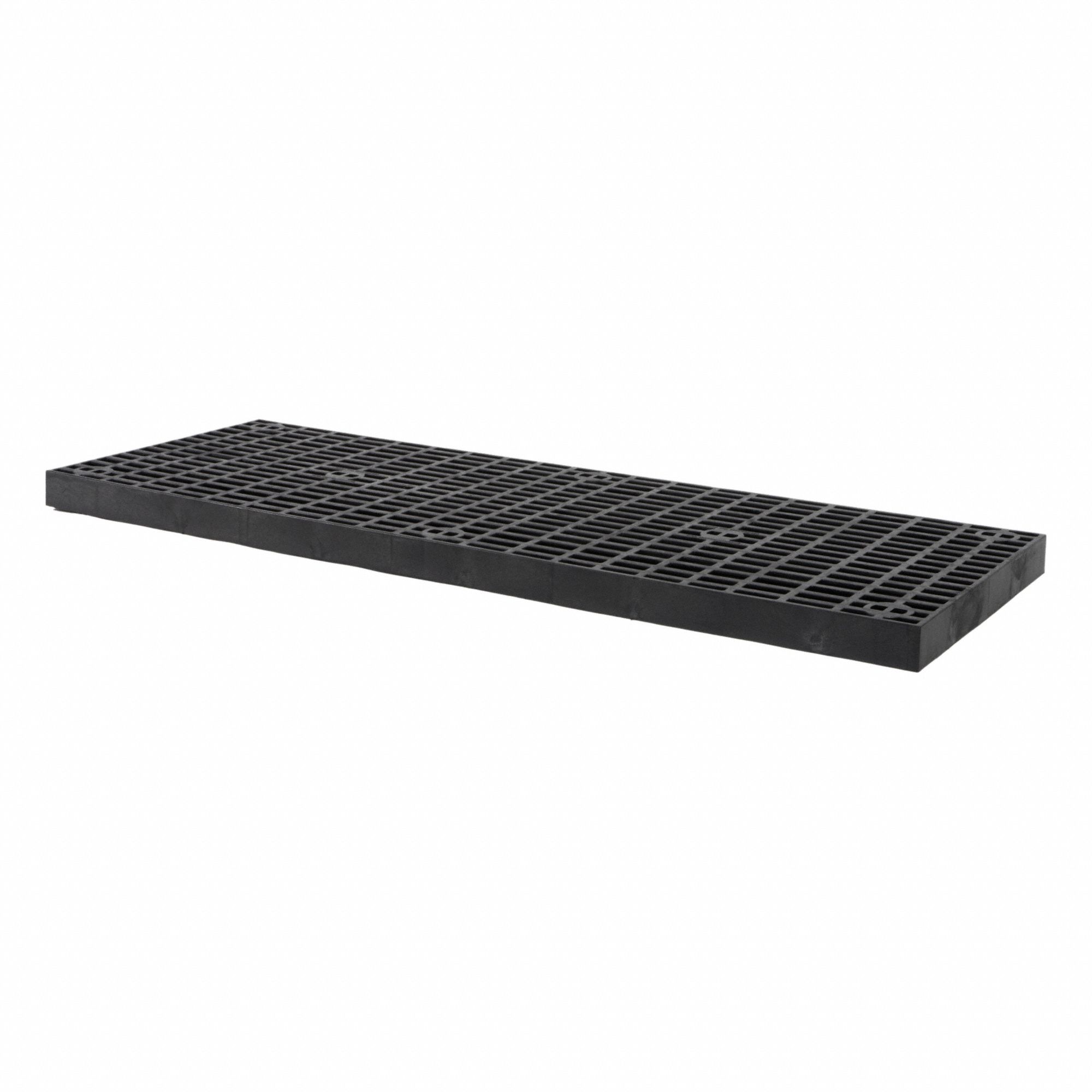 WORK PLATFORM, 2.6 IN OVERALL H, 66 IN OVERALL L, 24 IN OVERALL W, HDPE, BLACK