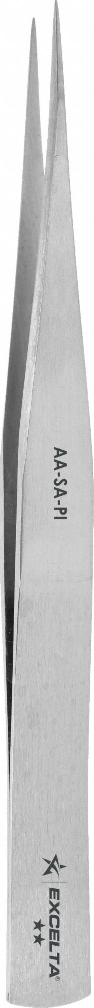 Tweezers: Stainless Steel, Point, Straight Tip