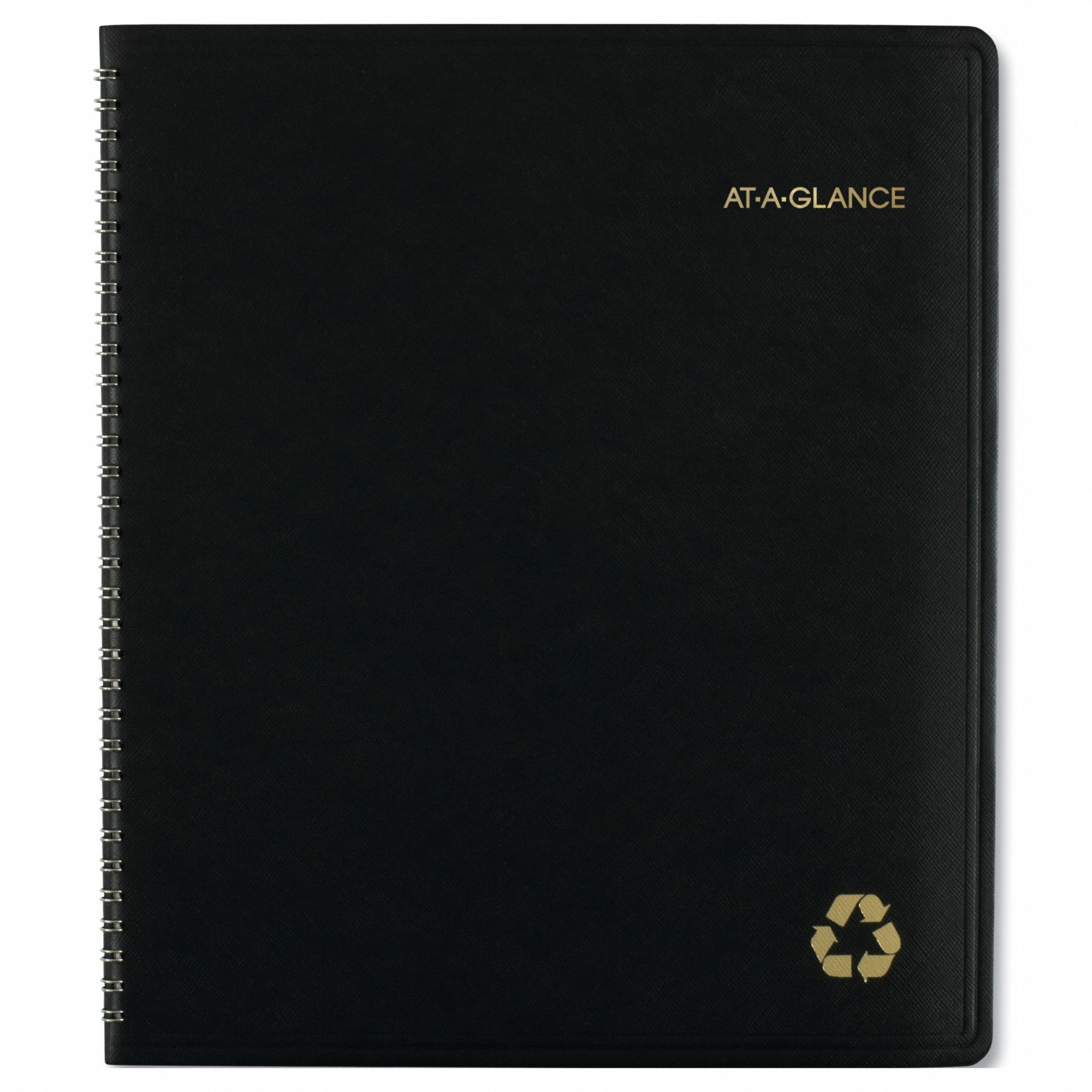 Planner: 13-Month (Jan-Jan) Format, 11 in Sheet Ht, 9 in Sheet Wd, Black Cover