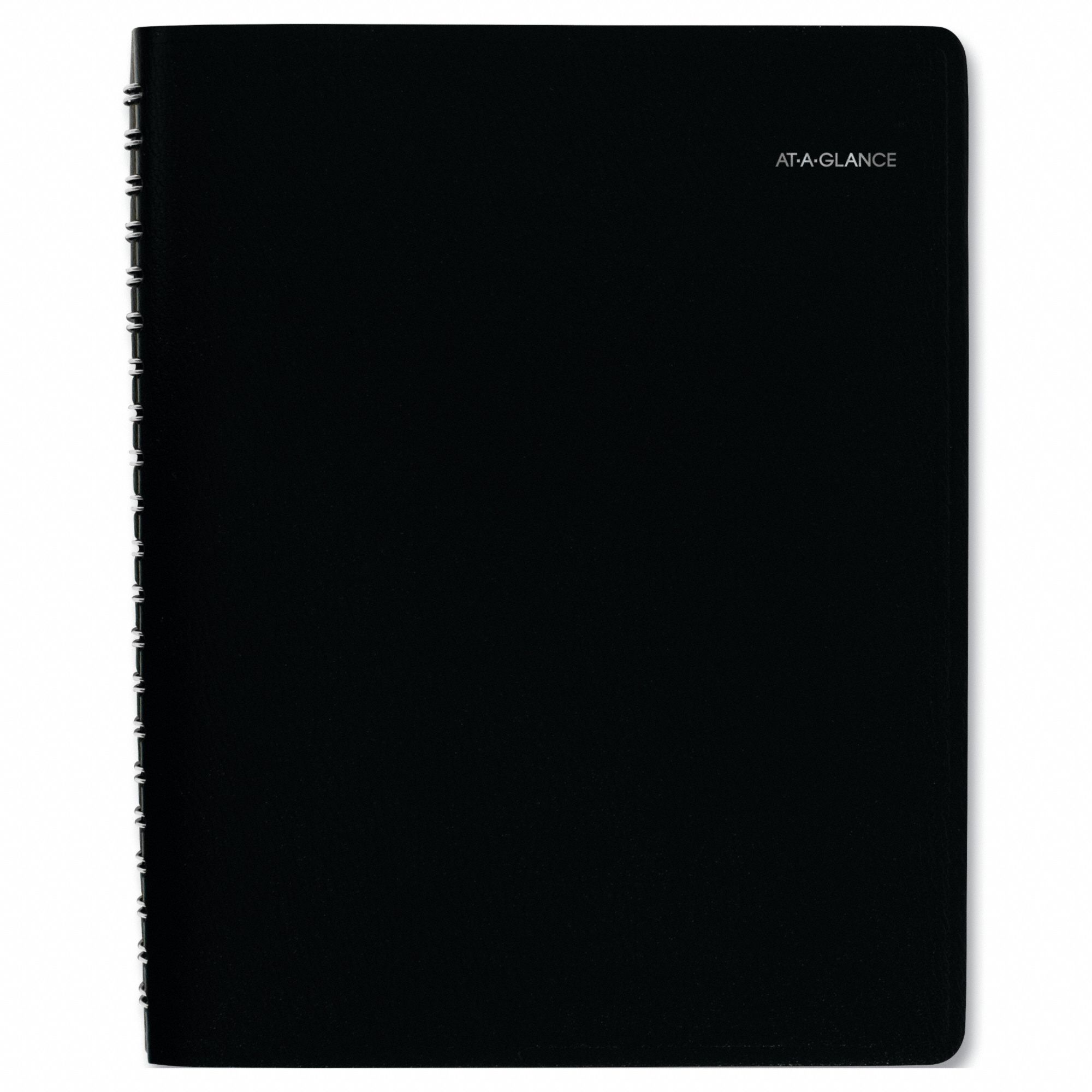 Planner: 12-Month (Jan-Dec) Format, 11 in Sheet Ht, 8 in Sheet Wd, Black Cover