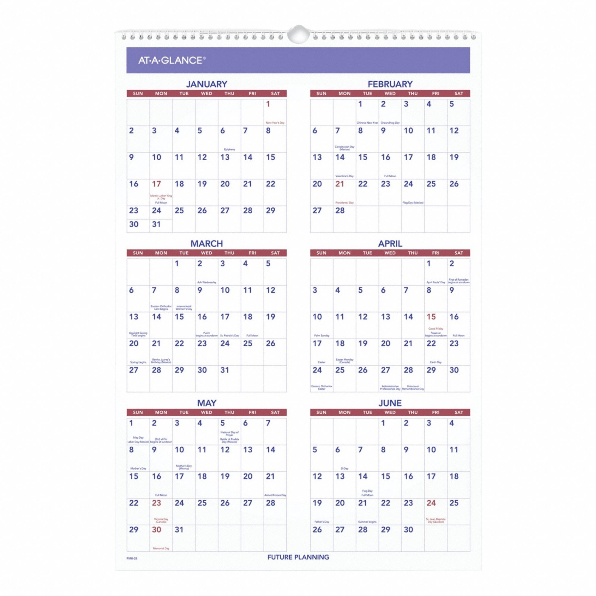 Wall Calendar: 22 3/4 in Sheet Ht, 15 1/2 in Sheet Wd, 12-Month (Jan-Dec)
