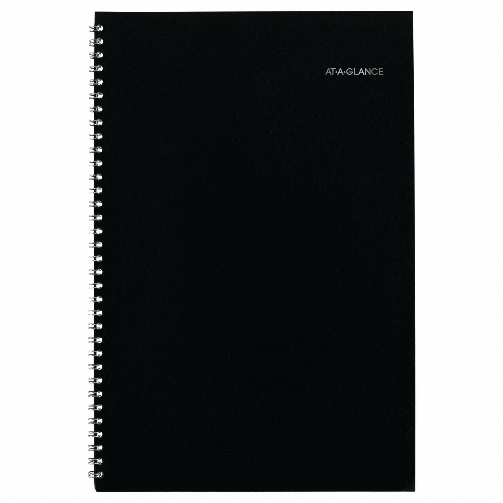 Planner: 14-Month (Dec-Jan) Format, 12 in Sheet Ht, 8 in Sheet Wd, Black Cover