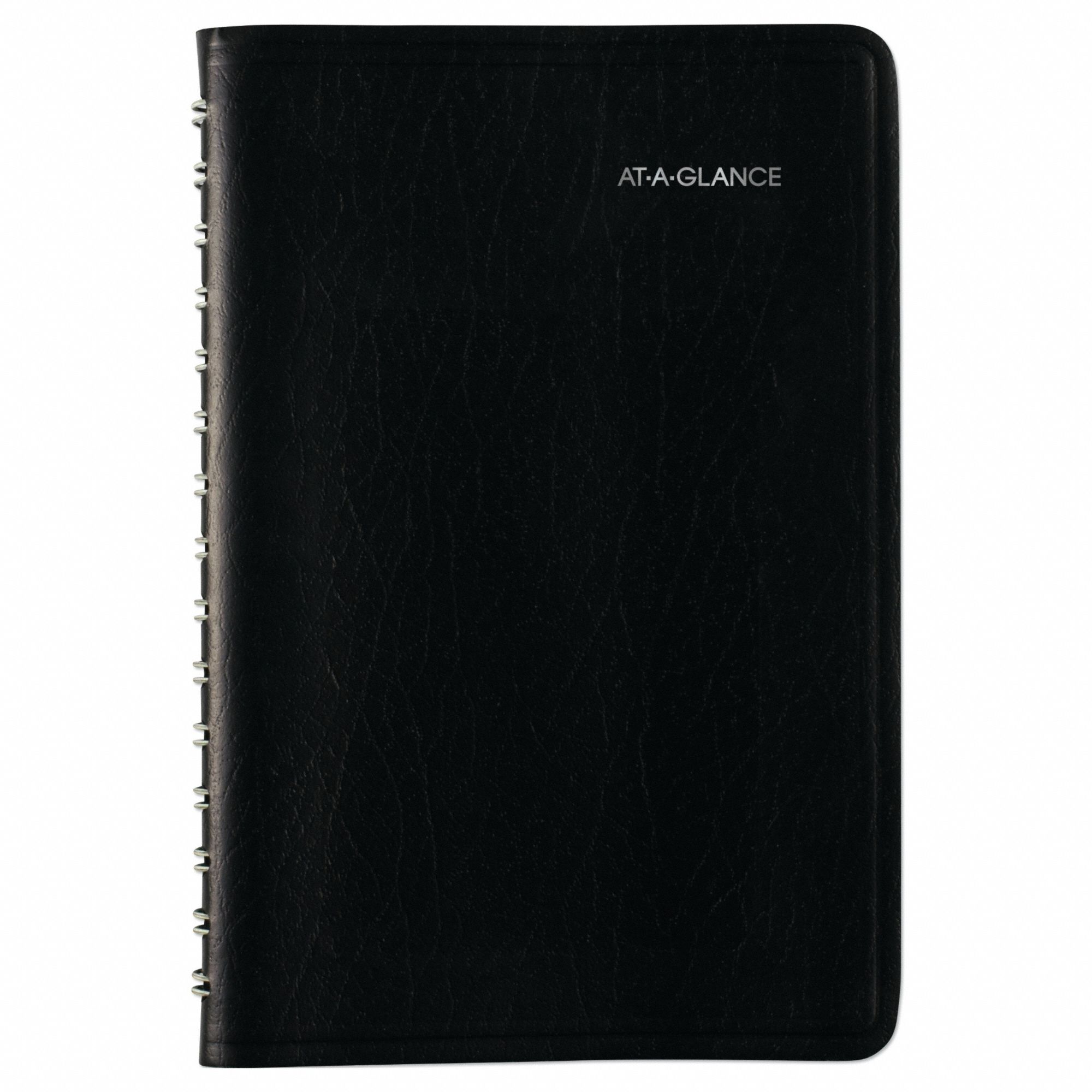 Planner: 12-Month (Jan-Dec) Format, 8 in Sheet Ht, 5 in Sheet Wd, Black Cover