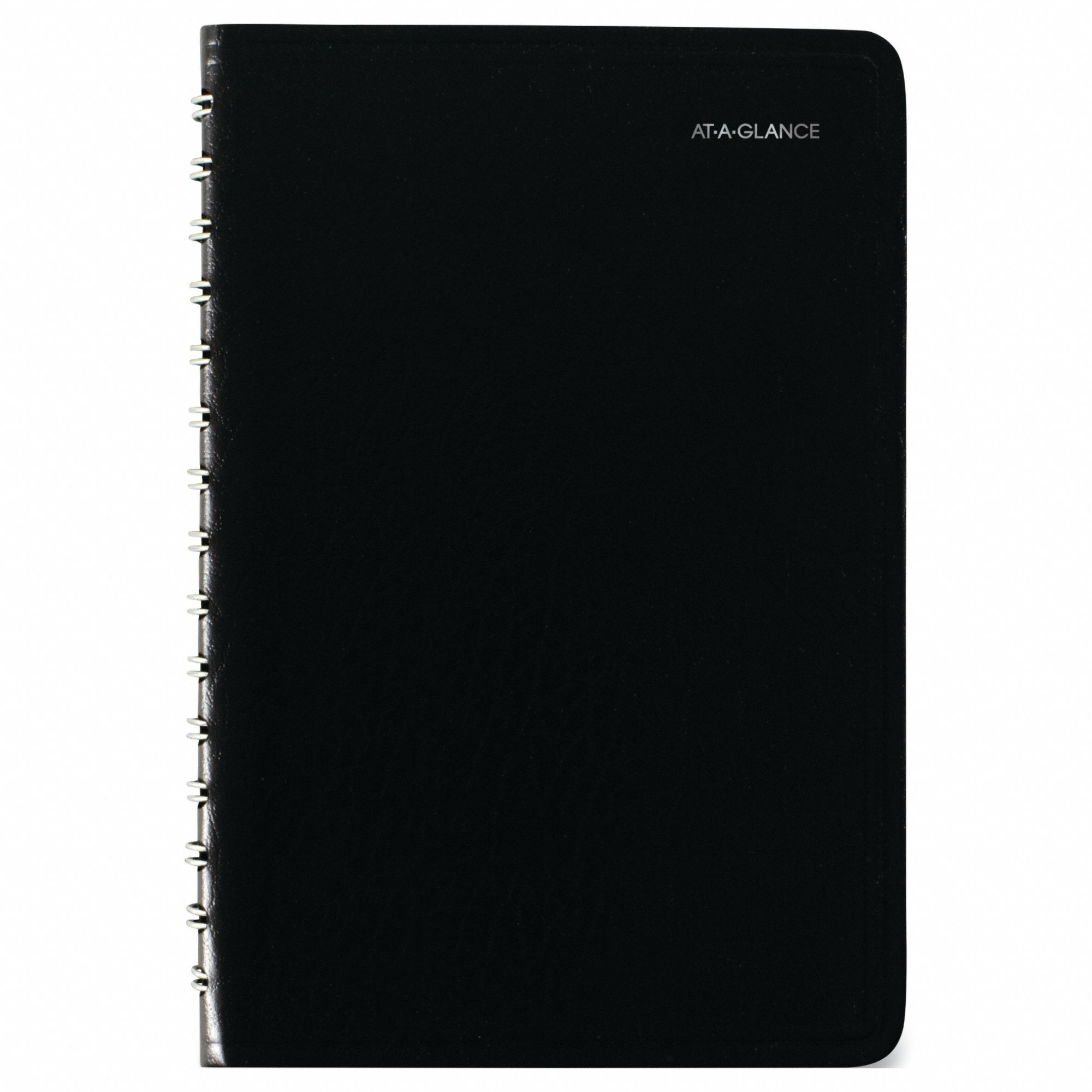 Planner: 12-Month (Jan-Dec) Format, 8 in Sheet Ht, 5 in Sheet Wd, Black Cover