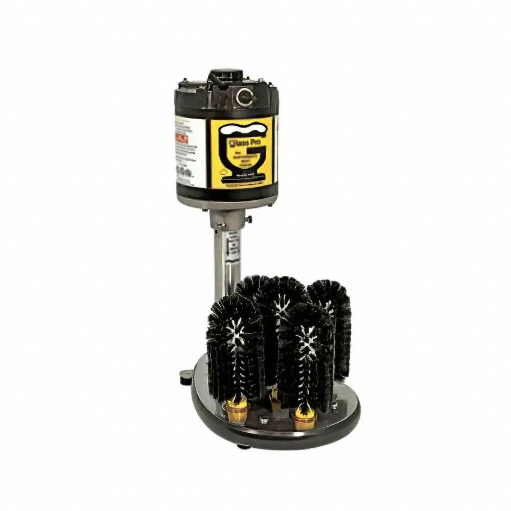 Glass Washer: 12 in Overall Dp, 17 3/4 in Overall Ht, Polymer, Stainless Steel, Glass Washer