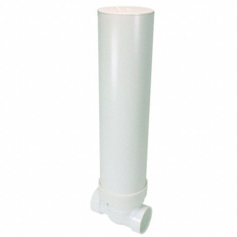 Backwater Valve: 2 in Pipe Size, Socket, PVC, PVC, 5 psig Max. Pressure (CWP)