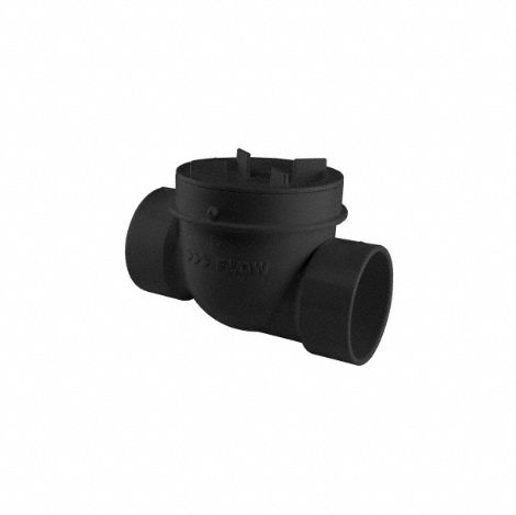 Backwater Valve: 3 in Pipe Size, Socket, ABS, ABS, 5 psig Max. Pressure (CWP), No Extension Kit