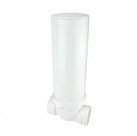 Backwater Valve: 3 in Pipe Size, Socket, PVC, PVC, 5 psig Max. Pressure (CWP)
