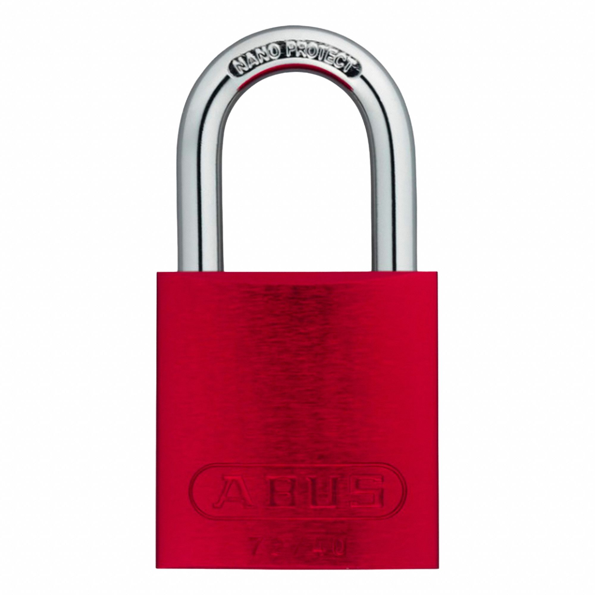 72/40 PADLOCK KD W/ MASTER KEY RED