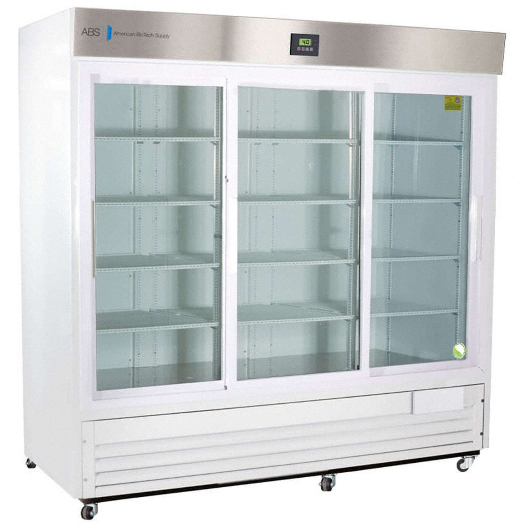 Laboratory Refrigerator: 69 cu ft, Upright, 1°C to 10°C, 6 3/4 ft Overall Wd