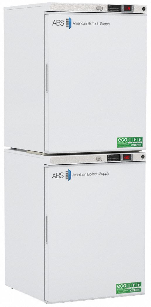 Laboratory Refrigerator and Freezer: 5.2 cu ft Refrigerator Capacity, Manual