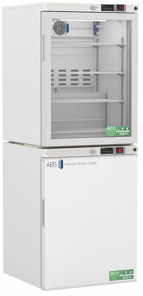 Laboratory Refrigerator and Freezer: 5.2 cu ft Refrigerator Capacity, Manual